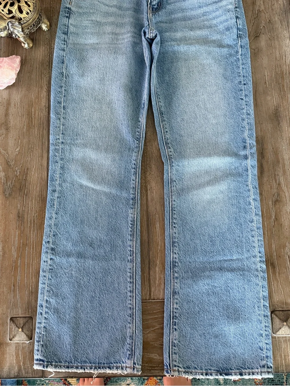 American Eagle Outfitters 90’s Bootcut Light Blue Jeans - Picture 2 of 13